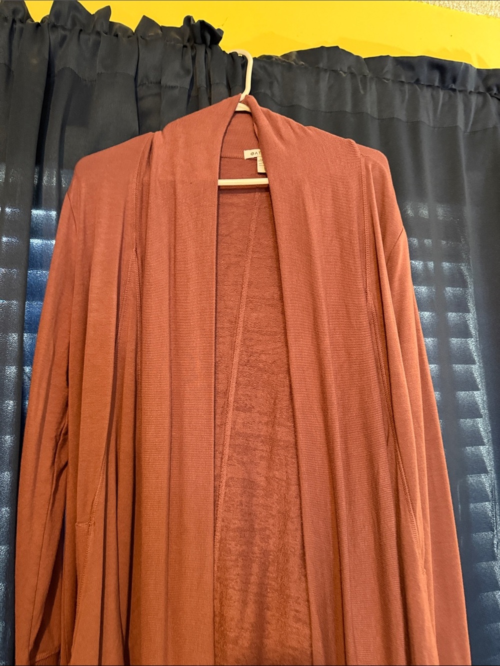 Athleta Open-Front Purple Draped Cardigan